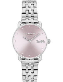 Elliot Ionic Plated Thin Steel Dial Watch in Silver