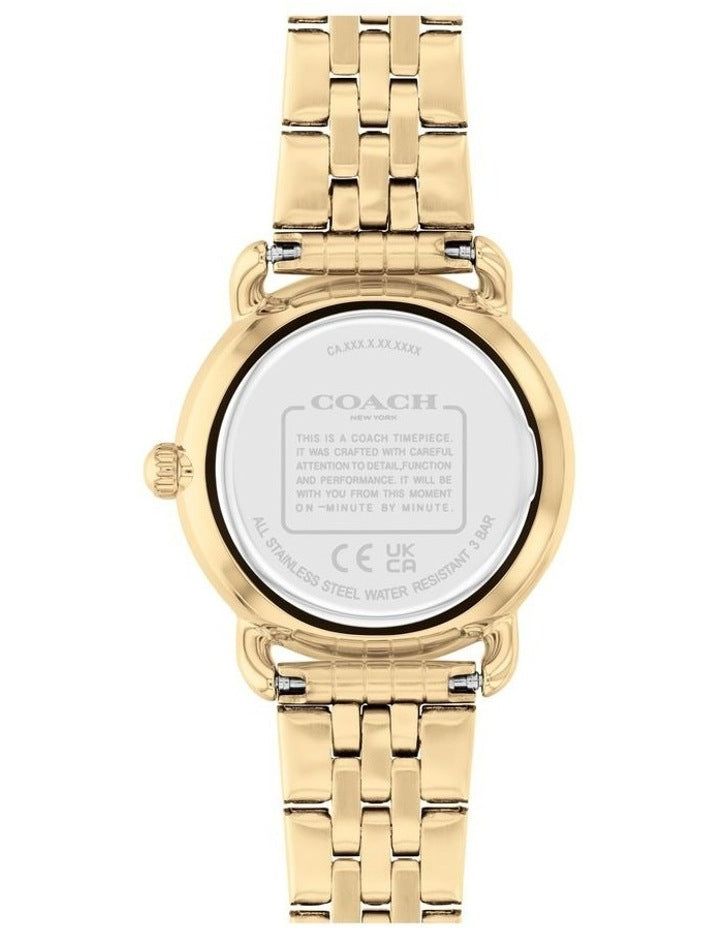 Cass Ionic Plated Steel and Plastic and Crystals Dial Watch in Multi