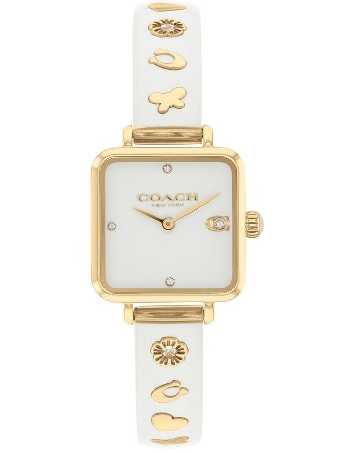 Cass Ionic Plated Dial Watch in Gold