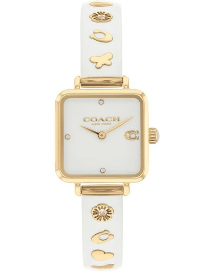 Cass Ionic Plated Dial Watch in Gold