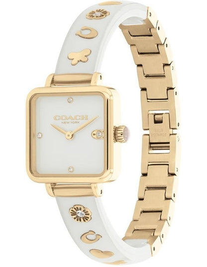 Cass Ionic Plated Dial Watch in Gold