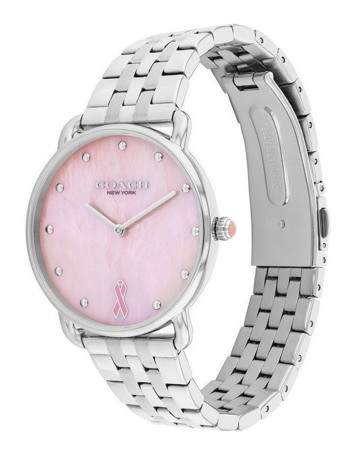 Sammy Stainless Steel Dial Watch in Pink