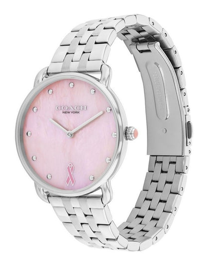 Sammy Stainless Steel Dial Watch in Pink