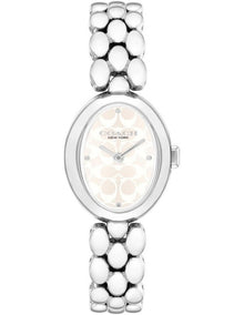 Sammy Ionic Plated Thin Steel Dial Watch in Silver