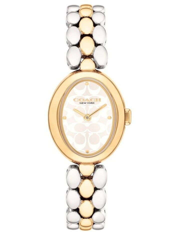 Sammy Stainless Steel Dial Watch in Gold