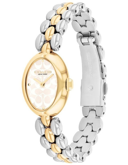 Sammy Stainless Steel Dial Watch in Gold