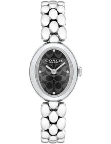 Sammy Calfskin Dial Watch in Black