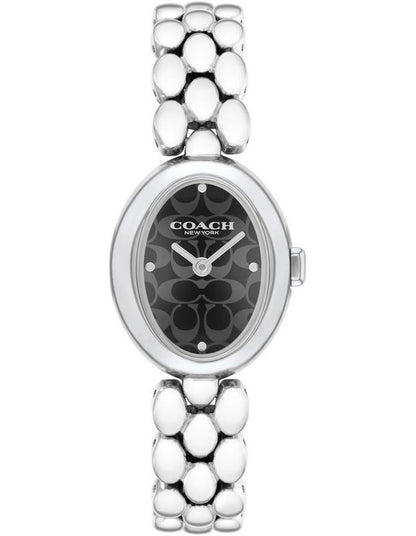 Sammy Calfskin Dial Watch in Black