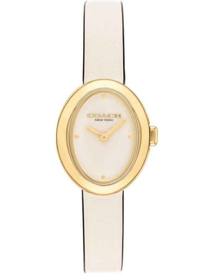 Sammy Calfskin Dial Watch in Chalk