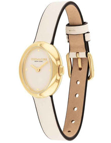 Sammy Calfskin Dial Watch in Chalk