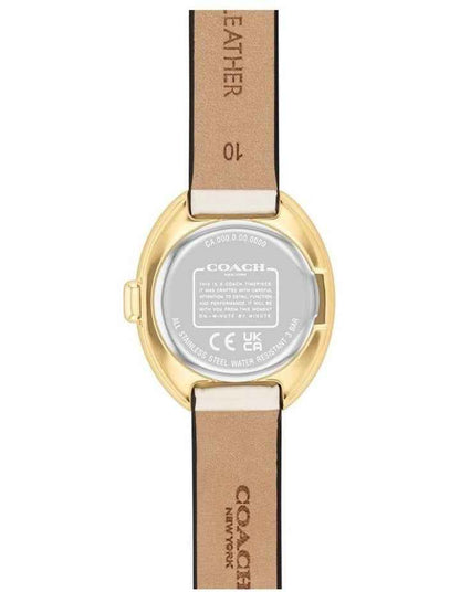 Sammy Calfskin Dial Watch in Chalk