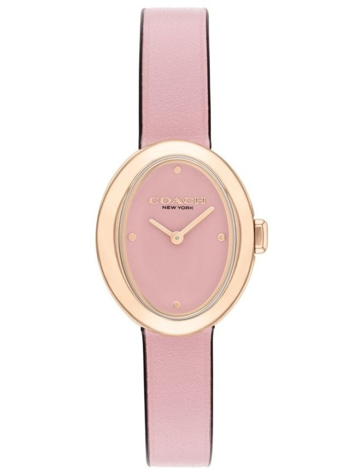 Sammy Blush Calfskin Dial Watch in Blush