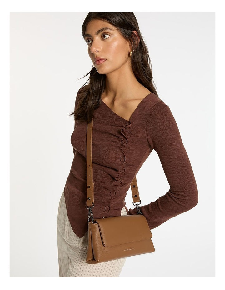Zenith Shoulder Bag in Tan