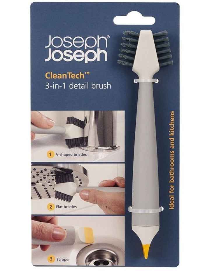 CleanTech 3-in-1 Detail Brush in Light Stone