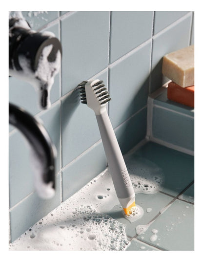 CleanTech 3-in-1 Detail Brush in Light Stone