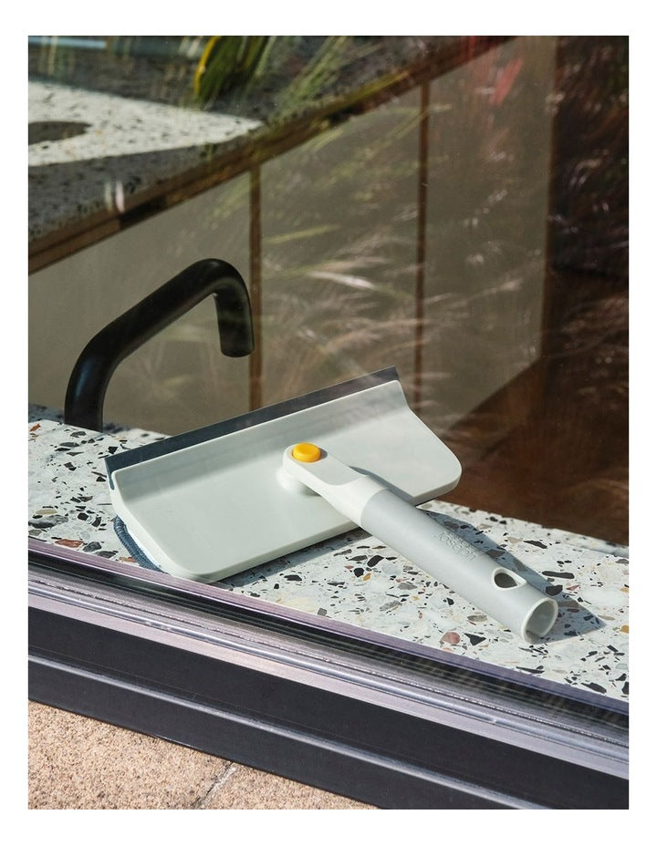 CleanTech 2-in-1 Glass Cleaning Squeegee in Light Stone