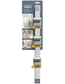 CleanTech Cleaning Tool Storage Rail in Silver