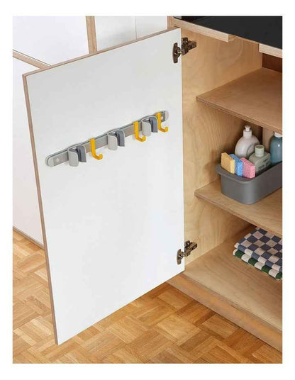 CleanTech Cleaning Tool Storage Rail in Silver