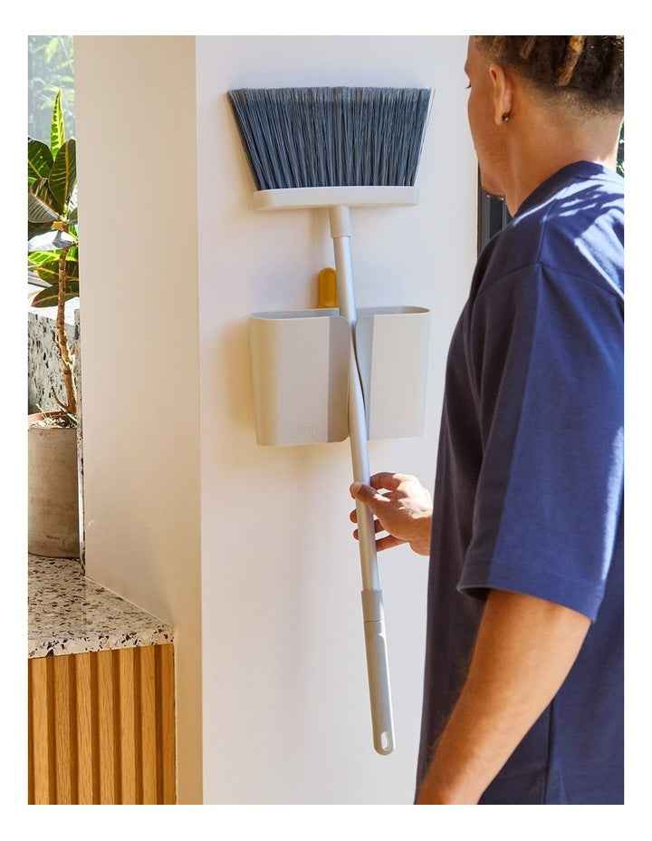Wall-Mounted Broom in Multi