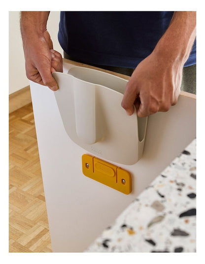 CleanTech Wall-Mounted Dustpan And Brush in Multi