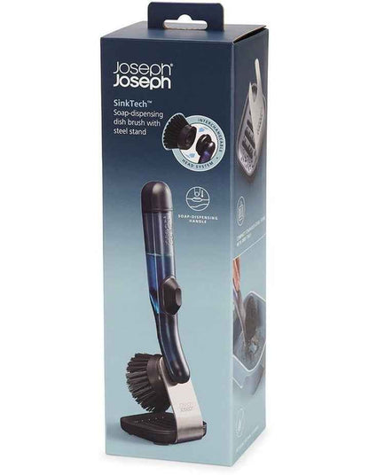 Soap Dispenser Dish Brush With Stand in Multi