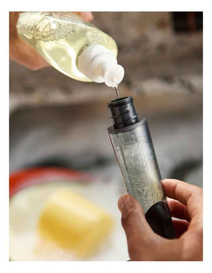 Soap Dispenser Dish Brush With Stand in Multi