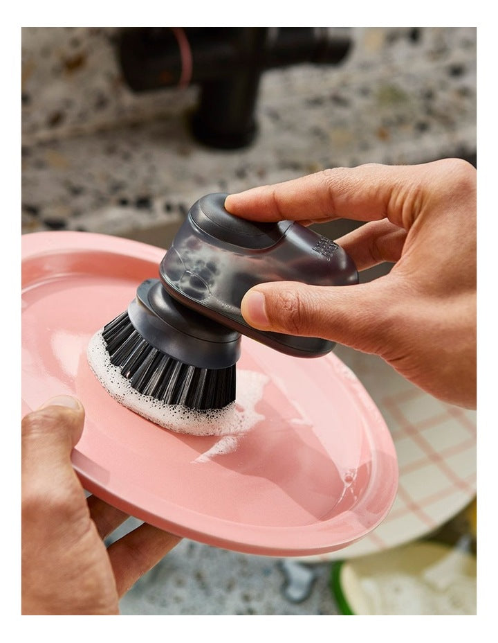 Soap Dispenser Palm Brush With Stand in Multi