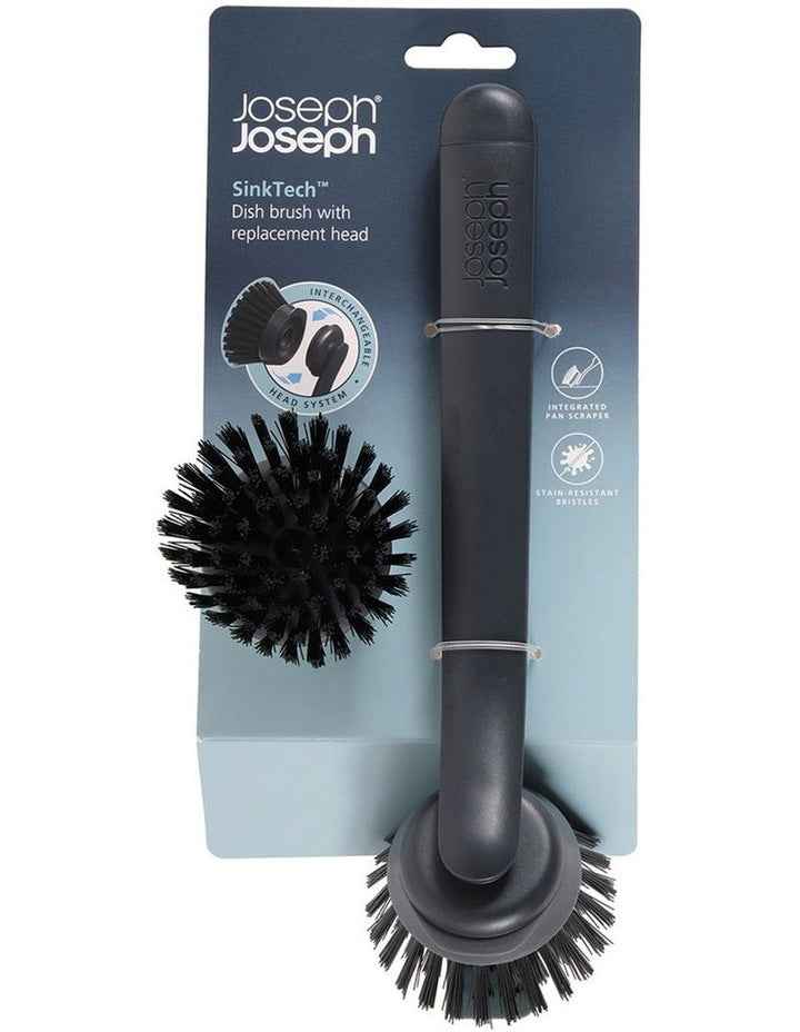 Dish Brush With Replacement Head in Graphite