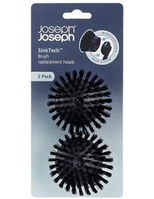 SinkTech Brush Replacement Heads 2Pack in Black