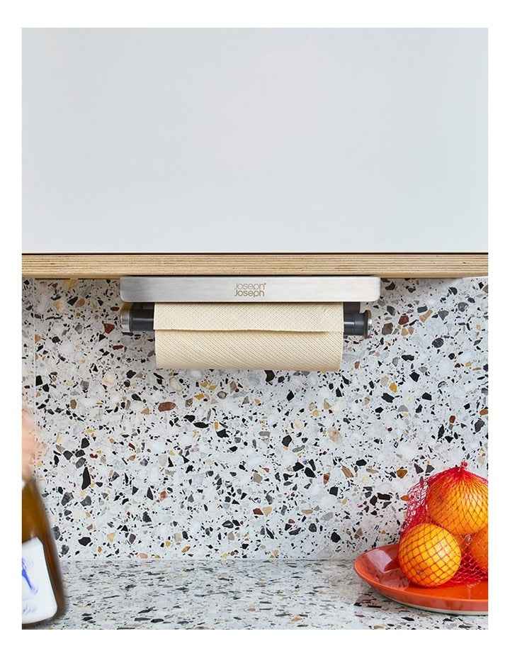 RollGripa Easy-Tear Kitchen Roll Holder in Graphite