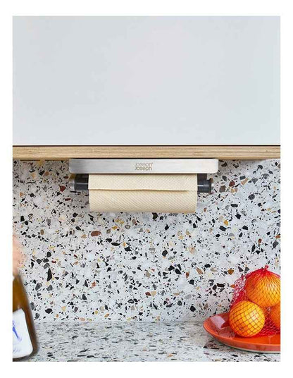 RollGripa Easy-Tear Kitchen Roll Holder in Graphite