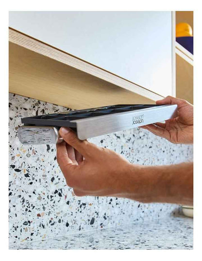 RollGripa Easy-Tear Kitchen Roll Holder in Graphite