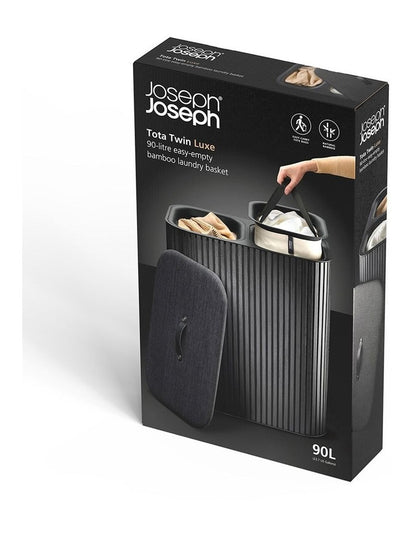 Tota Luxe Laundry Basket 90L in Black