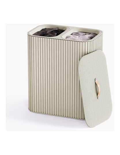 Tota Luxe Laundry Basket 90L in Ecru