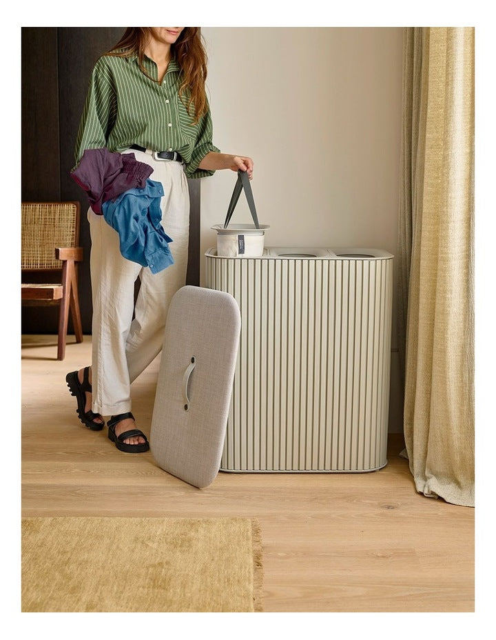 Tota Trio Luxe Laundry Basket 90L in Ecru