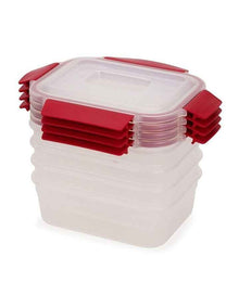 Nest Lock Rectangle Box 4 Piece in Multicolour