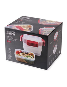 Nest Lock Rectangle Box 4 Piece in Multicolour