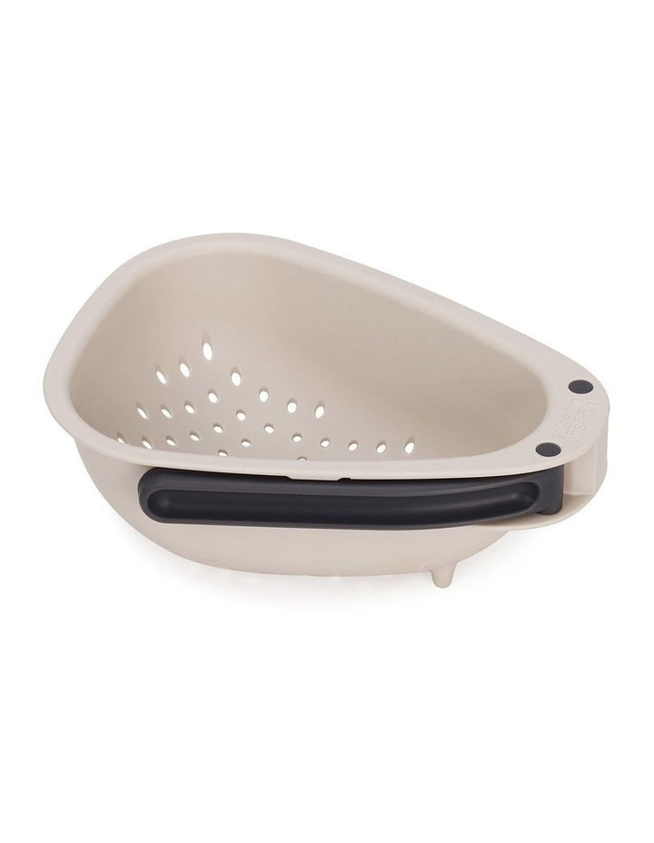 Droplet Mini Small Folding Colander in Stone