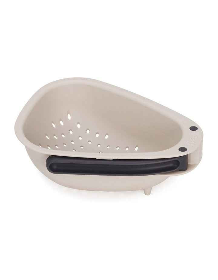 Droplet Mini Small Folding Colander in Stone
