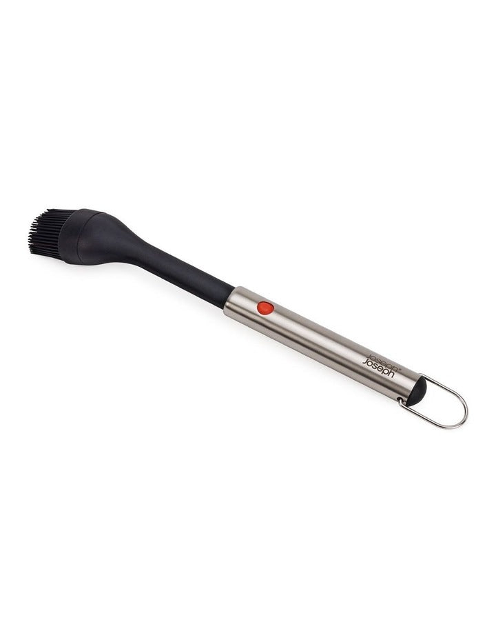 GrillOut Bbq Basting Brush with Retractable Head in Stainless Steel