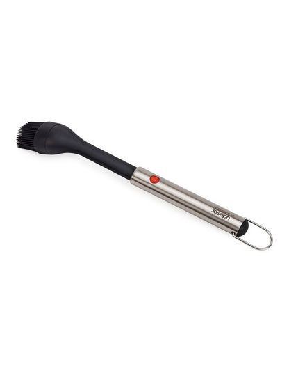 GrillOut Bbq Basting Brush with Retractable Head in Stainless Steel