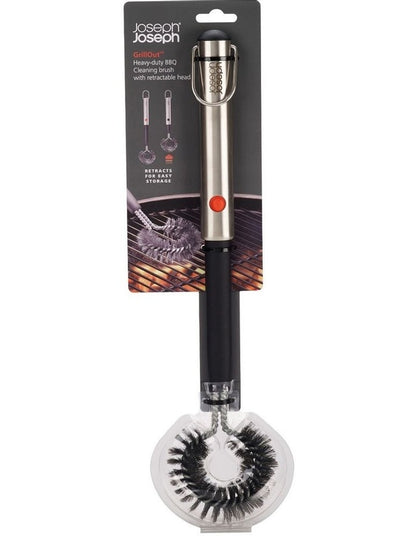 GrillOut BBQ Cleaning Brush with Retractable Head