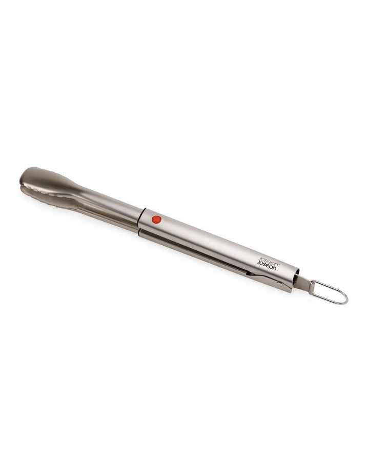 GrillOut BBQ Tongs with Retractable Arms