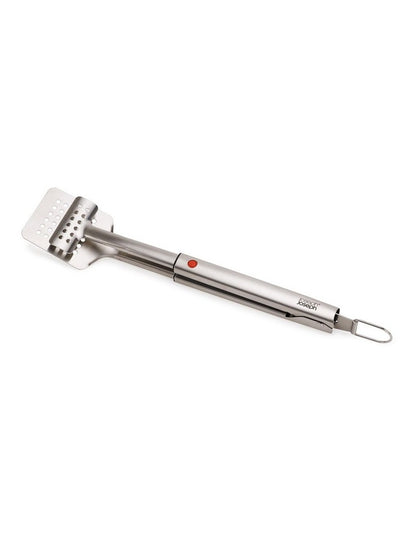 GrillOut BBQ Turner Tongs with Retractable Head