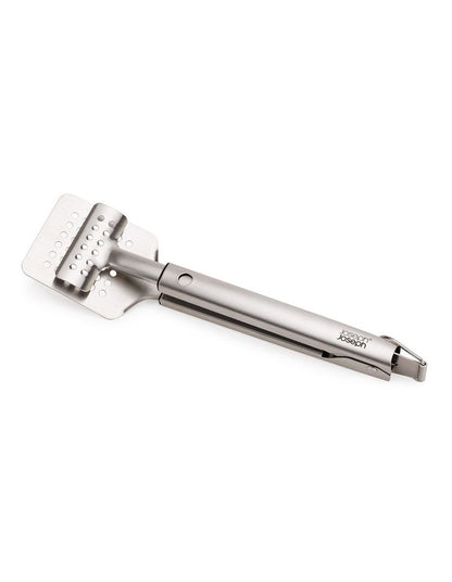 GrillOut BBQ Turner Tongs with Retractable Head