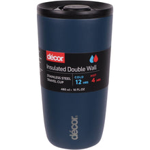 Decor Reusable Travel Cup Insulated Stainless Steel 480mL