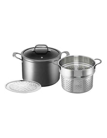 ARCTEC 24cm Stockpot with Lid, Pasta & Steamer Insert