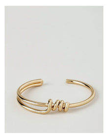 Twist Bangle in Gold