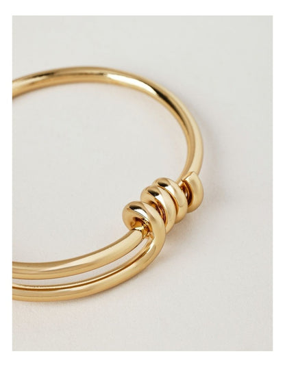 Twist Bangle in Gold