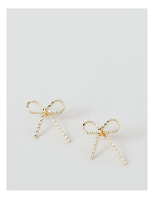 Bow Stud in Gold
